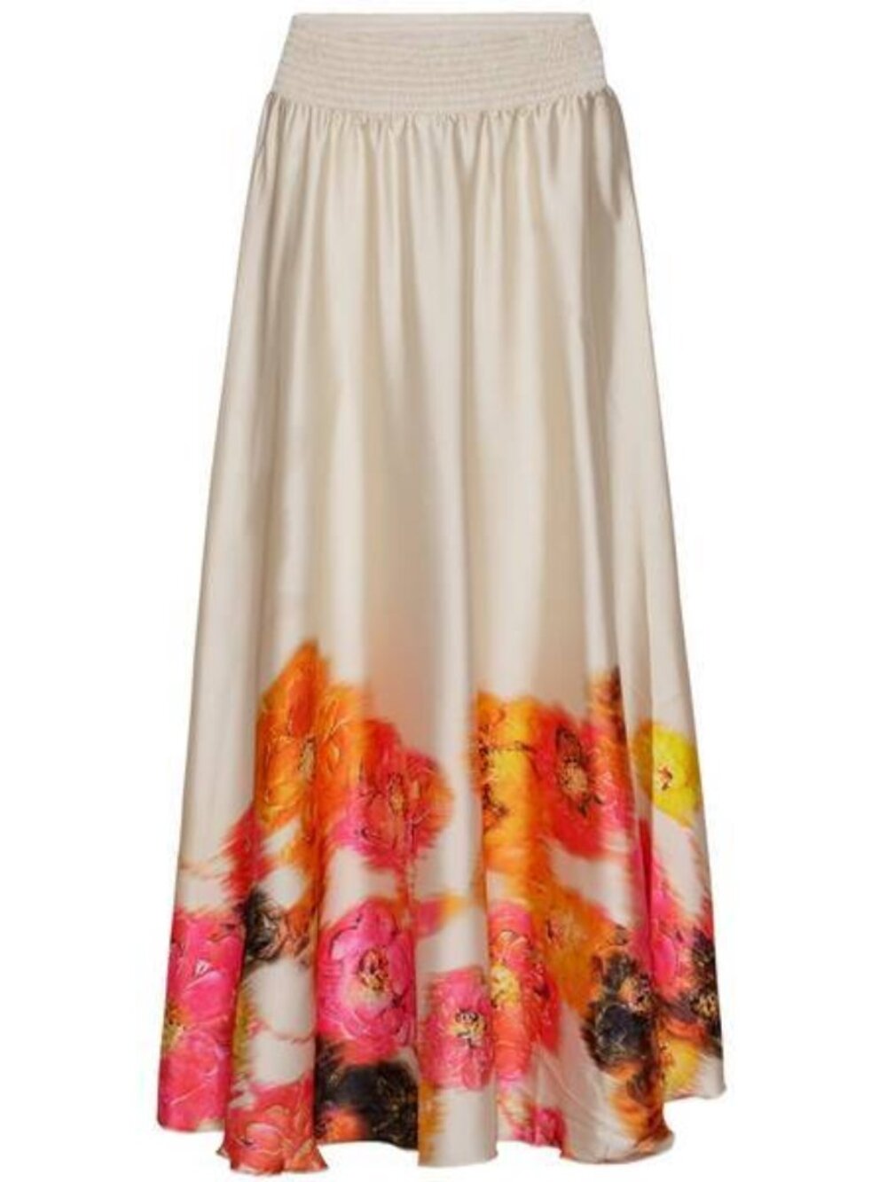 KARMAMIA Savannah Skirt Marigold Satin Midi Skirt NWT - Matching Set